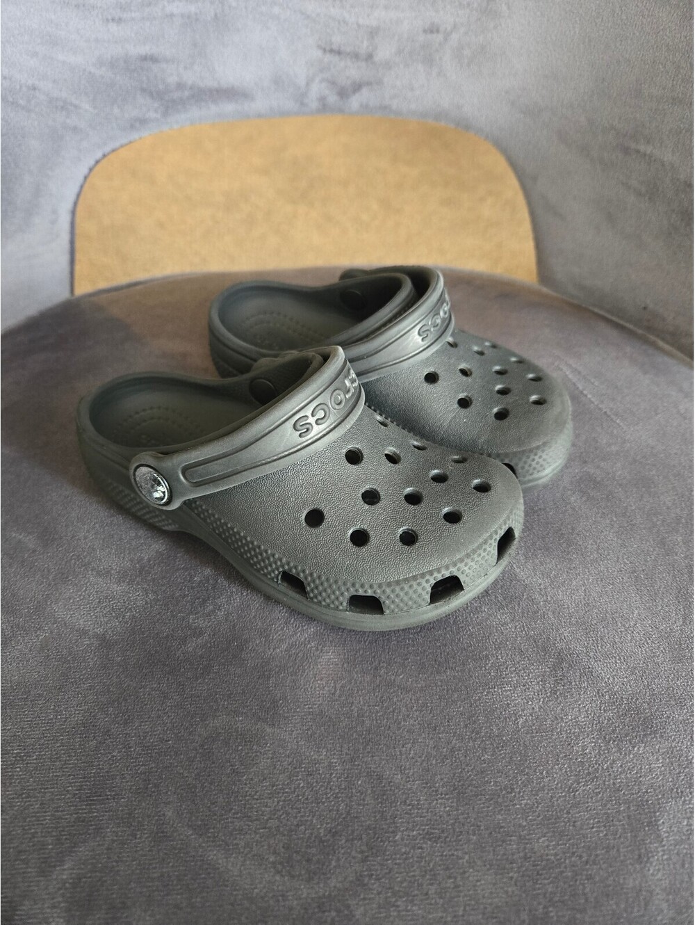Crocs Classic Clog Black Kids Toddler Slip On Shoes Size C10